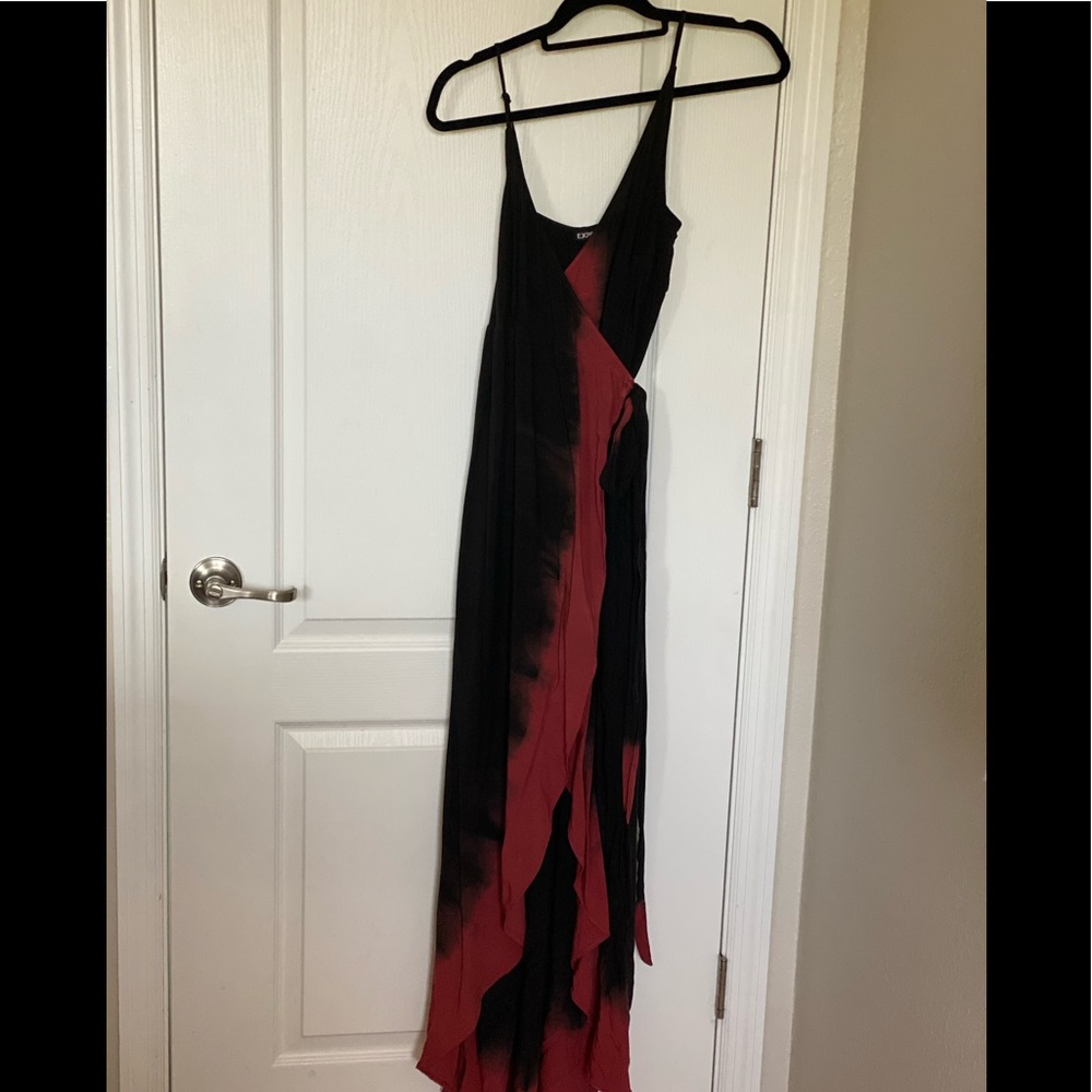 Maxi wrap dress